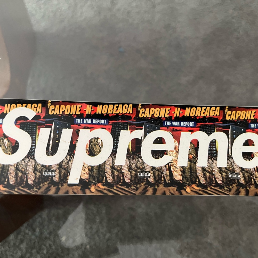 Supreme Capone n Noreaga box logo sticker